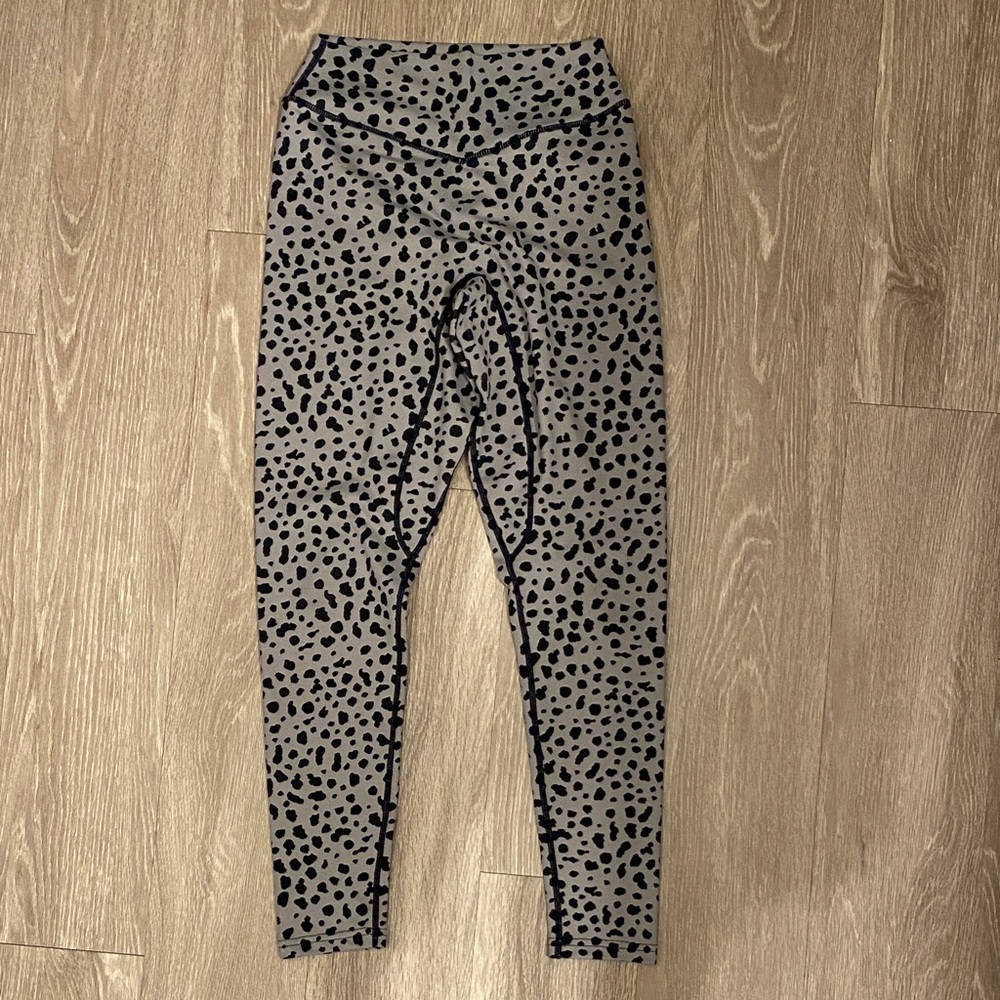 Balance Athletica Spotted Black and Gray Leggings